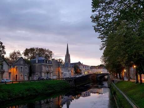 Fontenay au crépuscule