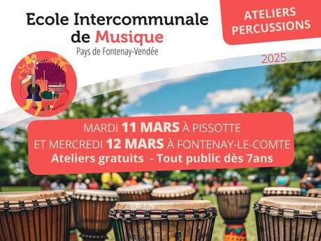 ATELIER PERCUSSIONS - ÉCOLE INTERCOMMUNALE DE MUSIQUE ET DE DANSE