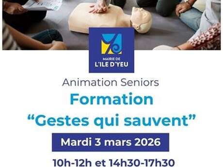 Animation Seniors : Formation "Gestes qui sauvent"
