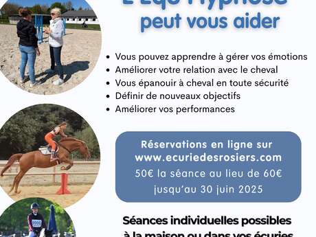 Séance d'Equ'Hypnose pour cavalier