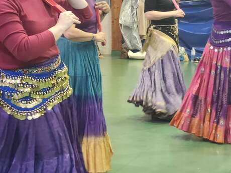 Spectacle de danses orientales et flamenco,  Muses
