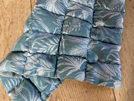 Couture débutant: bouillotte sèche en graines de lin bio