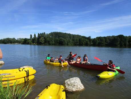 Initiation au kayak sur plan d'eau