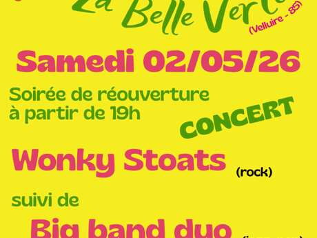 Soirée de réouverture de la guinguette La Belle Verte