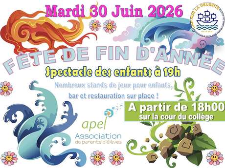 Fête de fin d'année de l'Ecole Notre Dame du Port