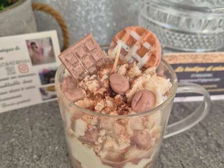 Confection bougie en cire de soja