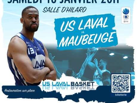 Match de Basket Nationale 2 : USL vs Maubeuge // Salle d'Hilard