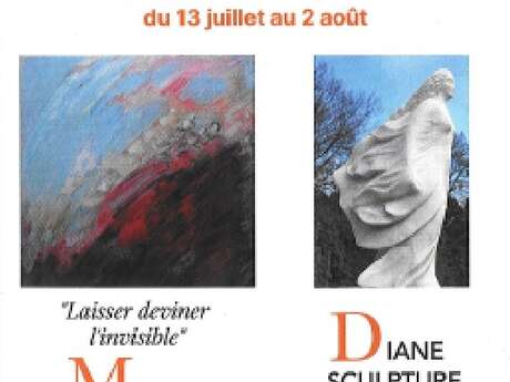 Exposition Maguy Héraud et Diane - Vouvant Village de Peintres