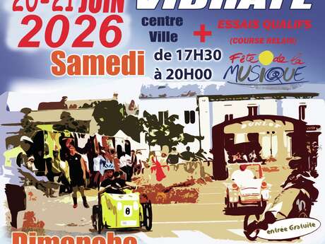 Course folle de voitures à pédales