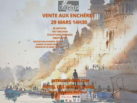 Vente aux enchères caritative le 29 mars 14h30 tableaux, objets ,vins , oeuvres d'art