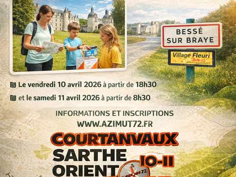 Randonnée en orientation au Château de Courtanvaux