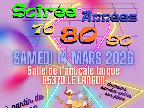 SOIRÉE ANNÉES 70 80 90