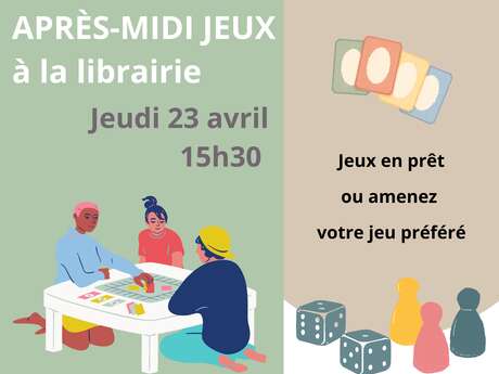 APREM JEUX de la librairie-café A Contre Courant
