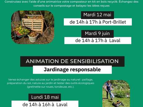 Atelier «fabriquer votre composteur en bois»