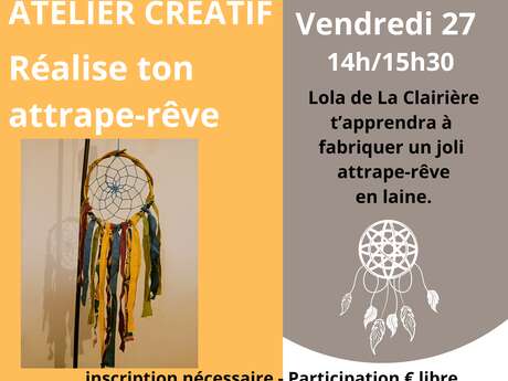 ATELIER CREATIF de la librairie-café A Contre Courant