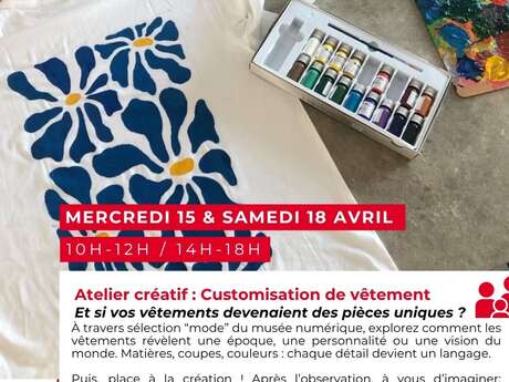 Atelier créatif : Customisation de vêtement