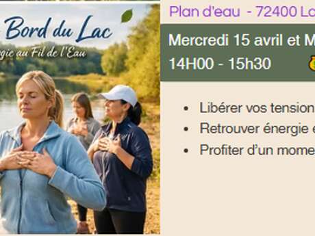 Parcours de respiration autour du lac