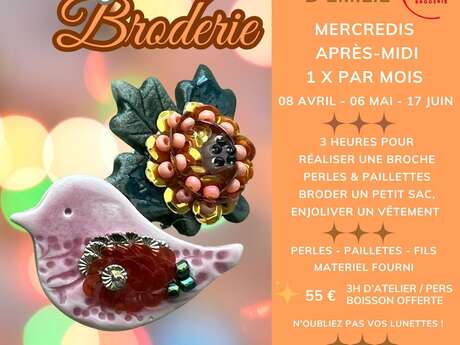Café Broderie à la Ferme d'Emilie
