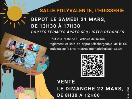 Bourse au Vêtements de l'APEL de L'Huisserie