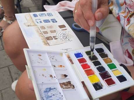 Journée carnet de voyage aquarellé