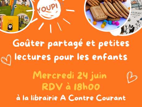 GOUTER LECTURE de la librairie-café A Contre Courant