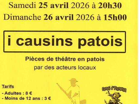 SPECTACLE « I CAUSINS PATOIS » -