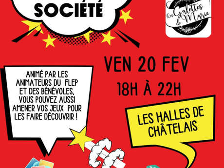 Soirée jeux - Châtelais