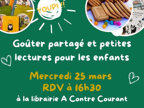 GOUTER LECTURE de la librairie-café A Contre Courant