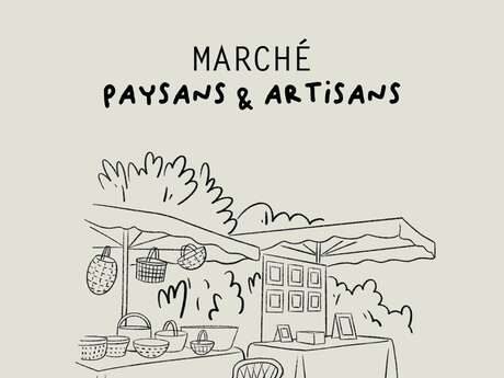 Marché paysans et artisans à la Ferme d'Emilie