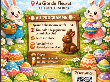 Chasse aux oeufs de Pâques