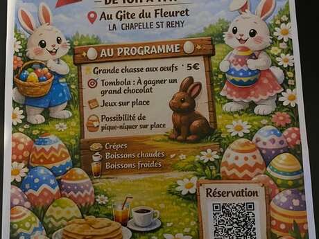 Chasse aux oeufs de Pâques