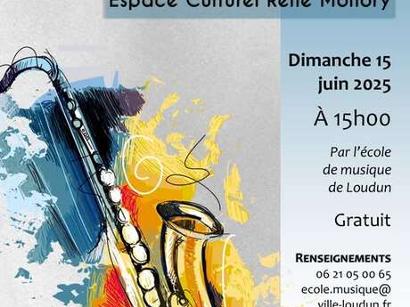Concert de fin d'année de l'école de Musique Municipale de Loudun