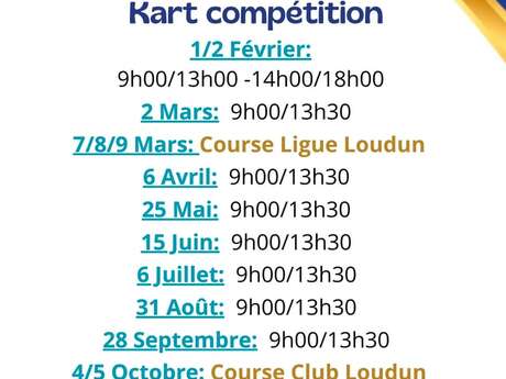 Course Club Loudun - Kart compétition