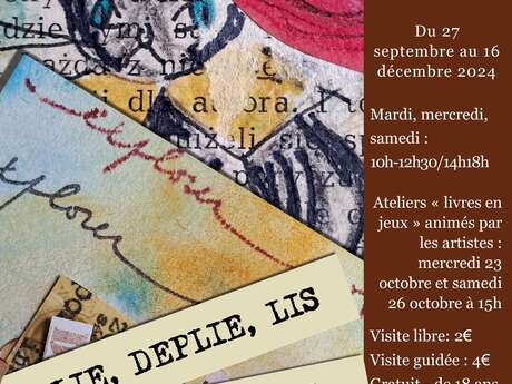 Exposition "Plie, déplie, lis" au Musée Renaudot