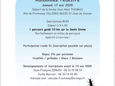 Randonnée pédestre à Frontenay-sur-Dive