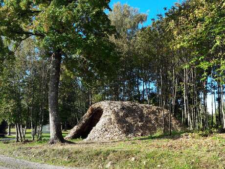 Cabane de feuillardier à Masselièvre