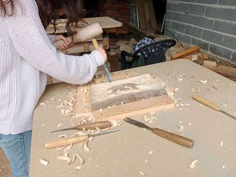 Séverine LECHEVALIER, Sculptrice sur bois