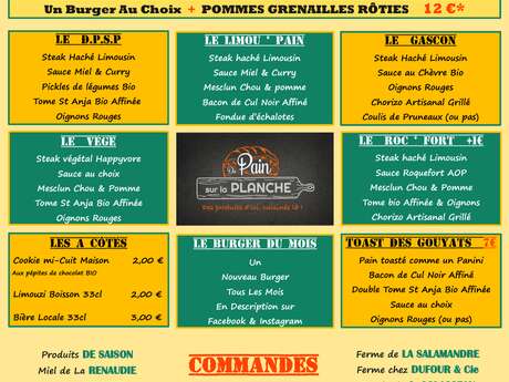 Food truck - Du pain sur la planche
