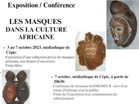 EXPOSITION ET CONFERENCE "MASQUES AFRICAINS"