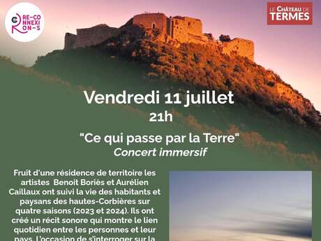 CONCERT IMMERSIF - "CE QUI PASSE PAR LA TERRE"