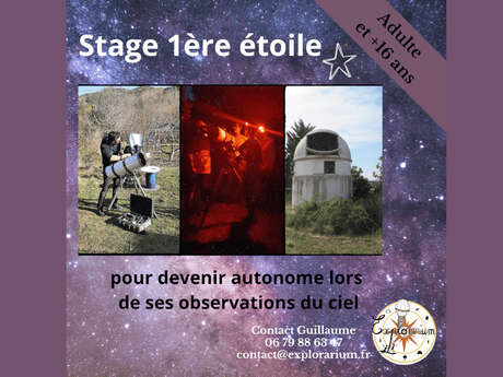 FORMATION ASTRONOMIE 1ER ÉTOILE