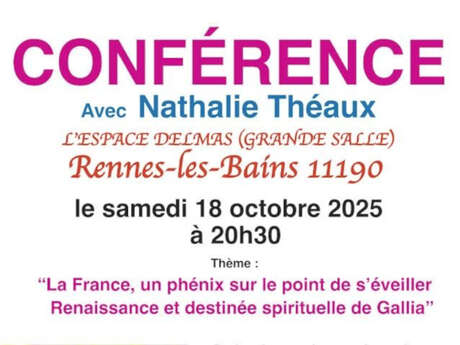 CONFÉRENCE AVEC NATHALIE THÉAUX