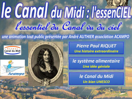 CONFÉRENCE : CANAL DU MIDI, L’ESSENCIEL