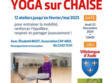 YOGA SUR CHAISE POUR LES SENIORS