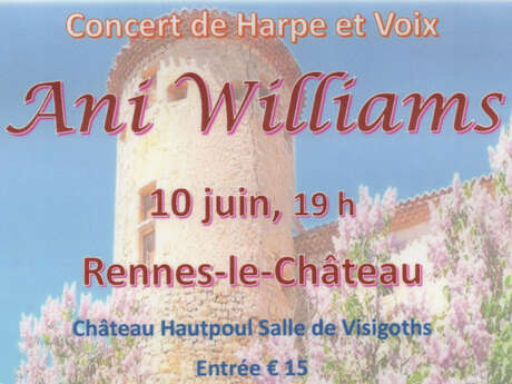 CONCERT DE HARPE ET VOIX-ANI WILLIAMS