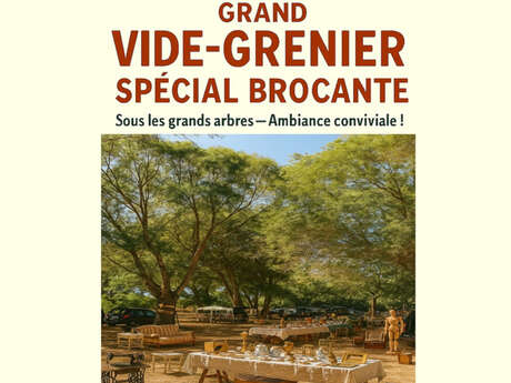 GRAND VIDE GRENIER SPECIAL BROCANTE