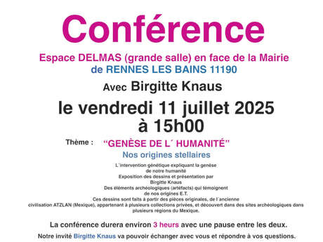 CONFÉRENCES AVEC BIRGITTE KNAUS