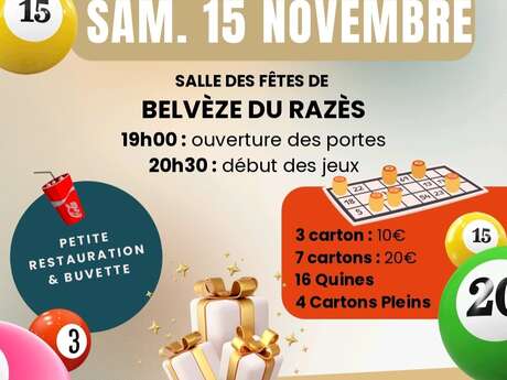LOTO DU COMITÉ D’ANIMATION DE BELVÈZE DU RAZÈS