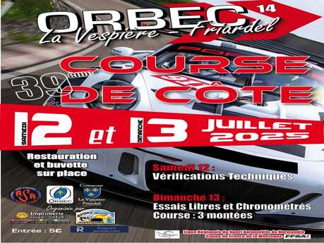 Course de côte d'Orbec - 39 ème édition!