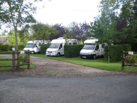 Camper van service area - Saint-Germain de Montgommery